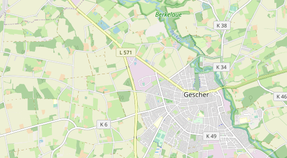 KFZ Werkstatt auf Karte
