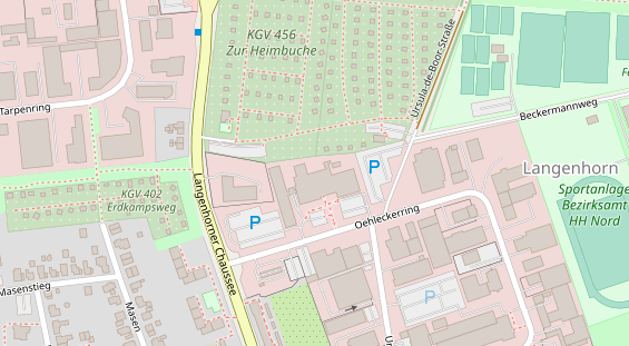 KFZ Werkstatt auf Satellitenbild