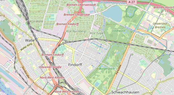 KFZ Werkstatt auf Karte