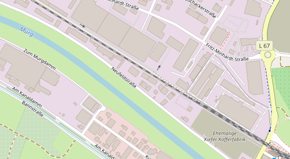 KFZ Werkstatt auf Satellitenbild