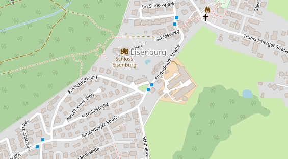 KFZ Werkstatt auf Karte