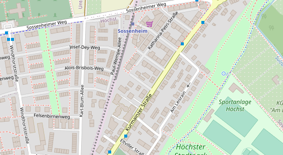 KFZ Werkstatt auf Satellitenbild