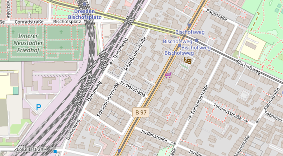 KFZ Werkstatt auf Karte
