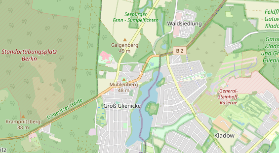 KFZ Werkstatt auf Karte