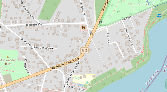 KFZ Werkstatt auf Satellitenbild