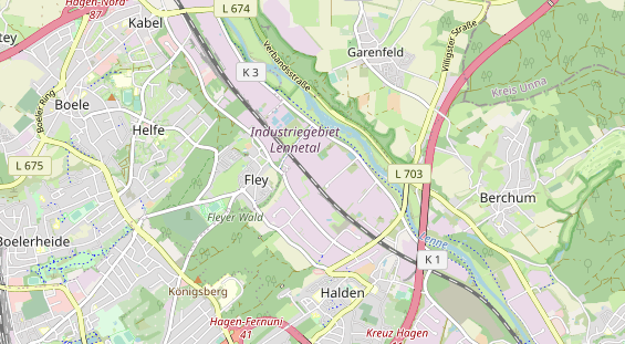 KFZ Werkstatt auf Karte