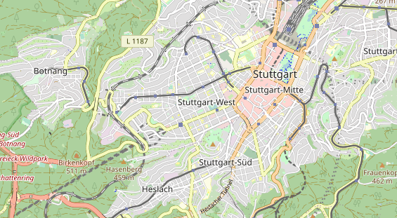 KFZ Werkstatt auf Karte