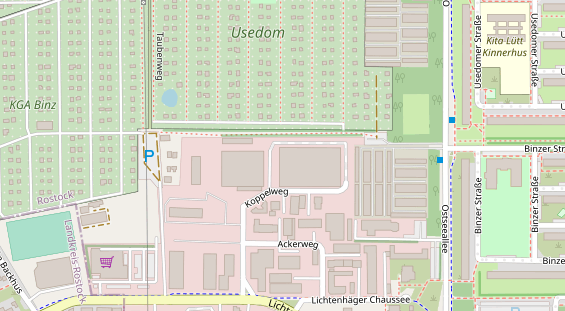 KFZ Werkstatt auf Satellitenbild