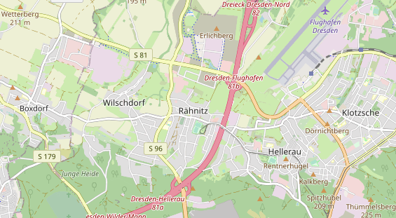 KFZ Werkstatt auf Karte