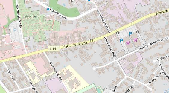 KFZ Werkstatt auf Karte