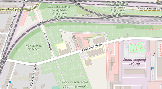 KFZ Werkstatt auf Satellitenbild