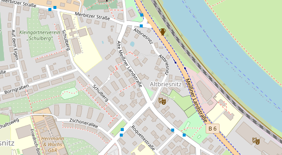 KFZ Werkstatt auf Satellitenbild