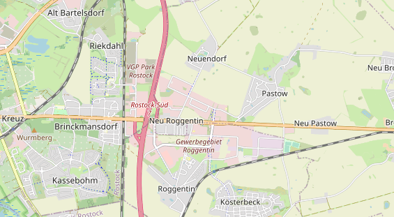 KFZ Werkstatt auf Karte