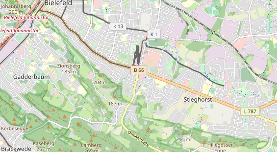 KFZ Werkstatt auf Karte