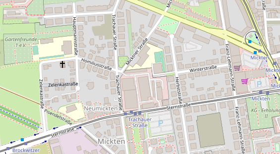 KFZ Werkstatt auf Satellitenbild