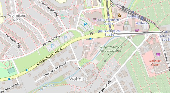 KFZ Werkstatt auf Satellitenbild