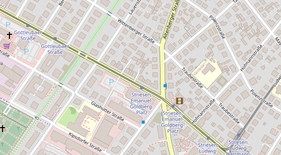 KFZ Werkstatt auf Satellitenbild