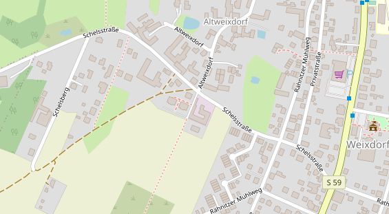 KFZ Werkstatt auf Satellitenbild