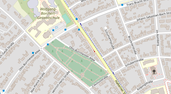 KFZ Werkstatt auf Karte