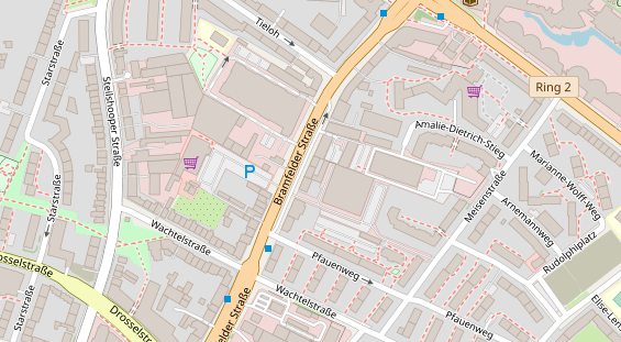 KFZ Werkstatt auf Satellitenbild