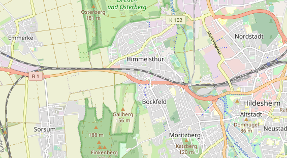 KFZ Werkstatt auf Karte