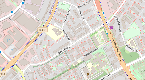 KFZ Werkstatt auf Satellitenbild