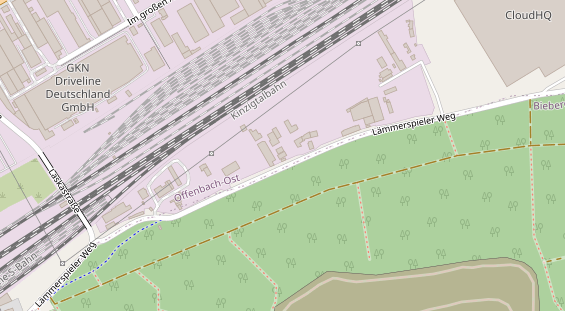KFZ Werkstatt auf Satellitenbild