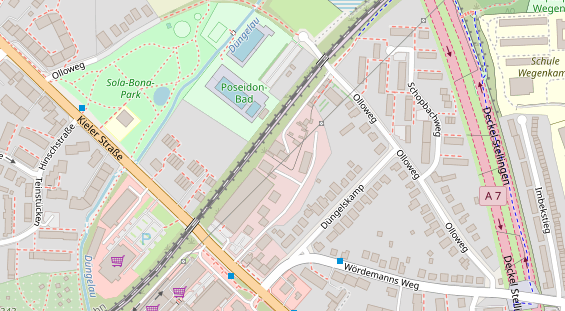KFZ Werkstatt auf Satellitenbild