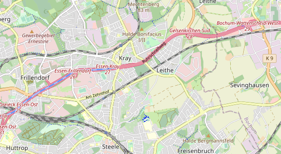 KFZ Werkstatt auf Karte