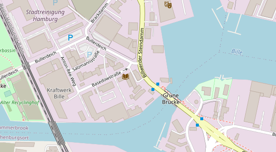 KFZ Werkstatt auf Satellitenbild