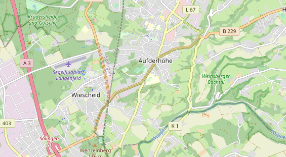 KFZ Werkstatt auf Karte