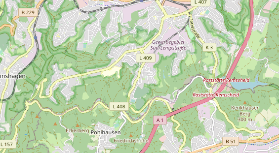 KFZ Werkstatt auf Karte