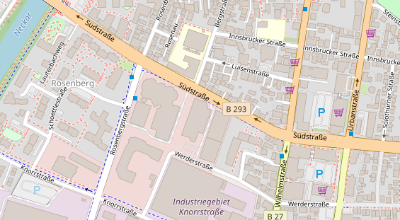 KFZ Werkstatt auf Satellitenbild
