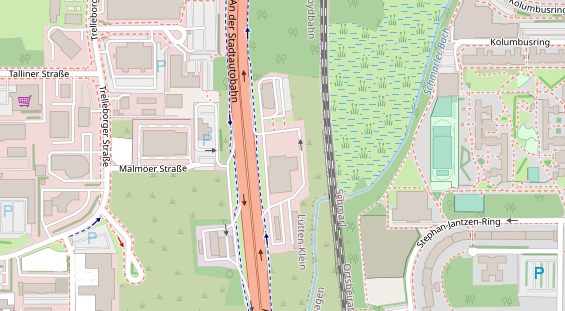 KFZ Werkstatt auf Satellitenbild