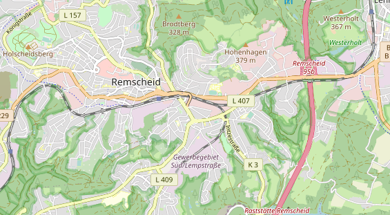 KFZ Werkstatt auf Karte