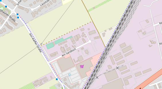 KFZ Werkstatt auf Satellitenbild