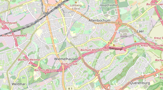 KFZ Werkstatt auf Karte