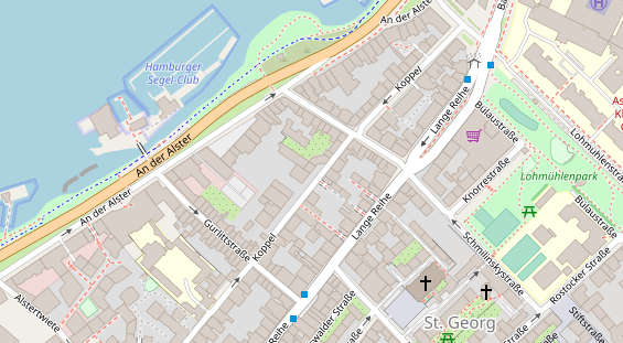 KFZ Werkstatt auf Satellitenbild