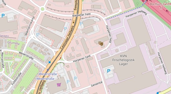 KFZ Werkstatt auf Satellitenbild