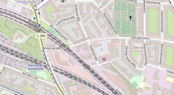 KFZ Werkstatt auf Karte
