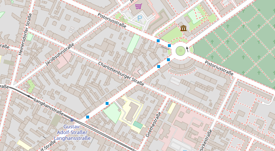KFZ Werkstatt auf Satellitenbild