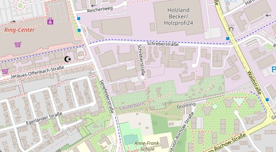 KFZ Werkstatt auf Satellitenbild