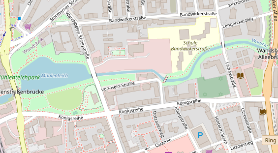 KFZ Werkstatt auf Karte