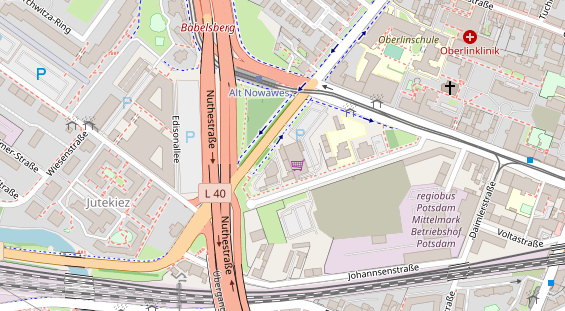 KFZ Werkstatt auf Satellitenbild