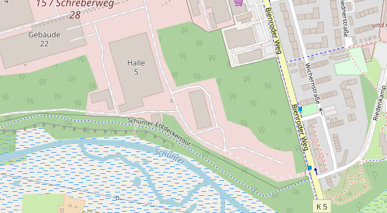 KFZ Werkstatt auf Satellitenbild
