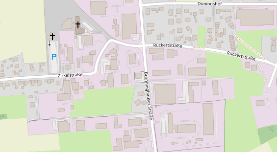 KFZ Werkstatt auf Satellitenbild