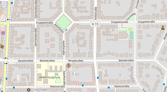 KFZ Werkstatt auf Satellitenbild