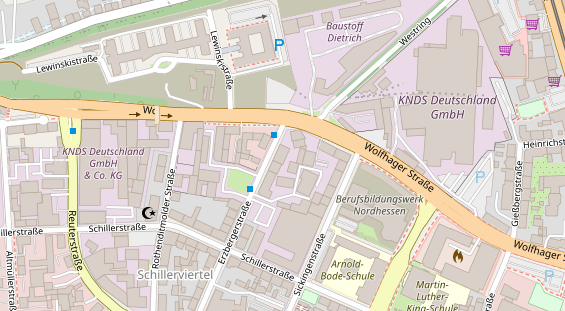 KFZ Werkstatt auf Satellitenbild