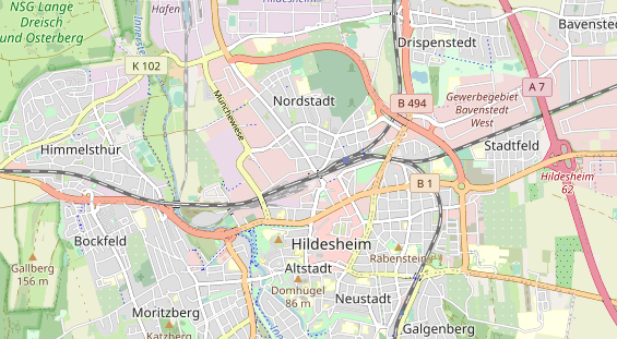 KFZ Werkstatt auf Karte