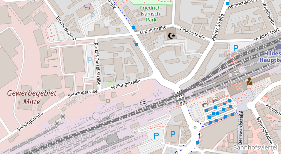 KFZ Werkstatt auf Satellitenbild